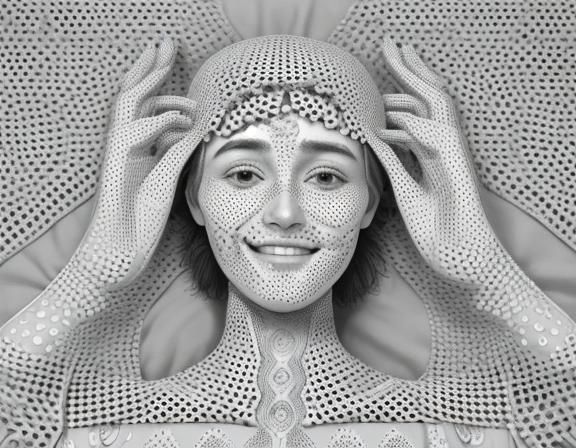 Aesthetic Trypophobia: Fractal Skin Art