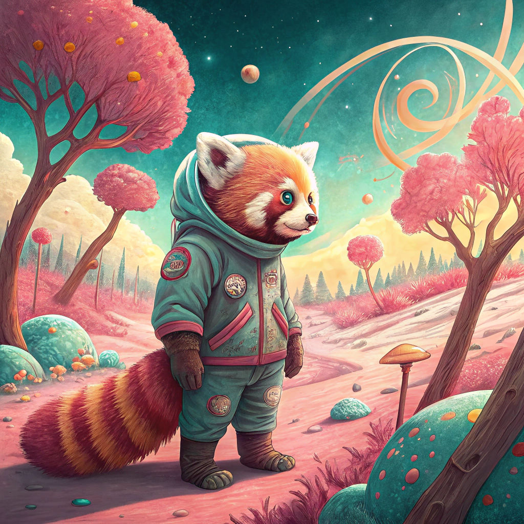 Red Panda's Surreal Alien Abduction Aftermath