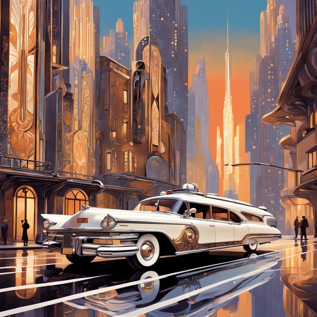 Elegant Art Deco Ecto-1 Speedster