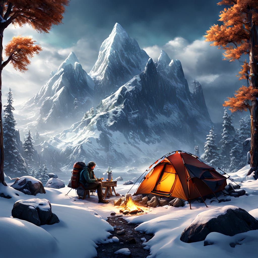 Ethereal Winter Wilderness in Fantastical Detail