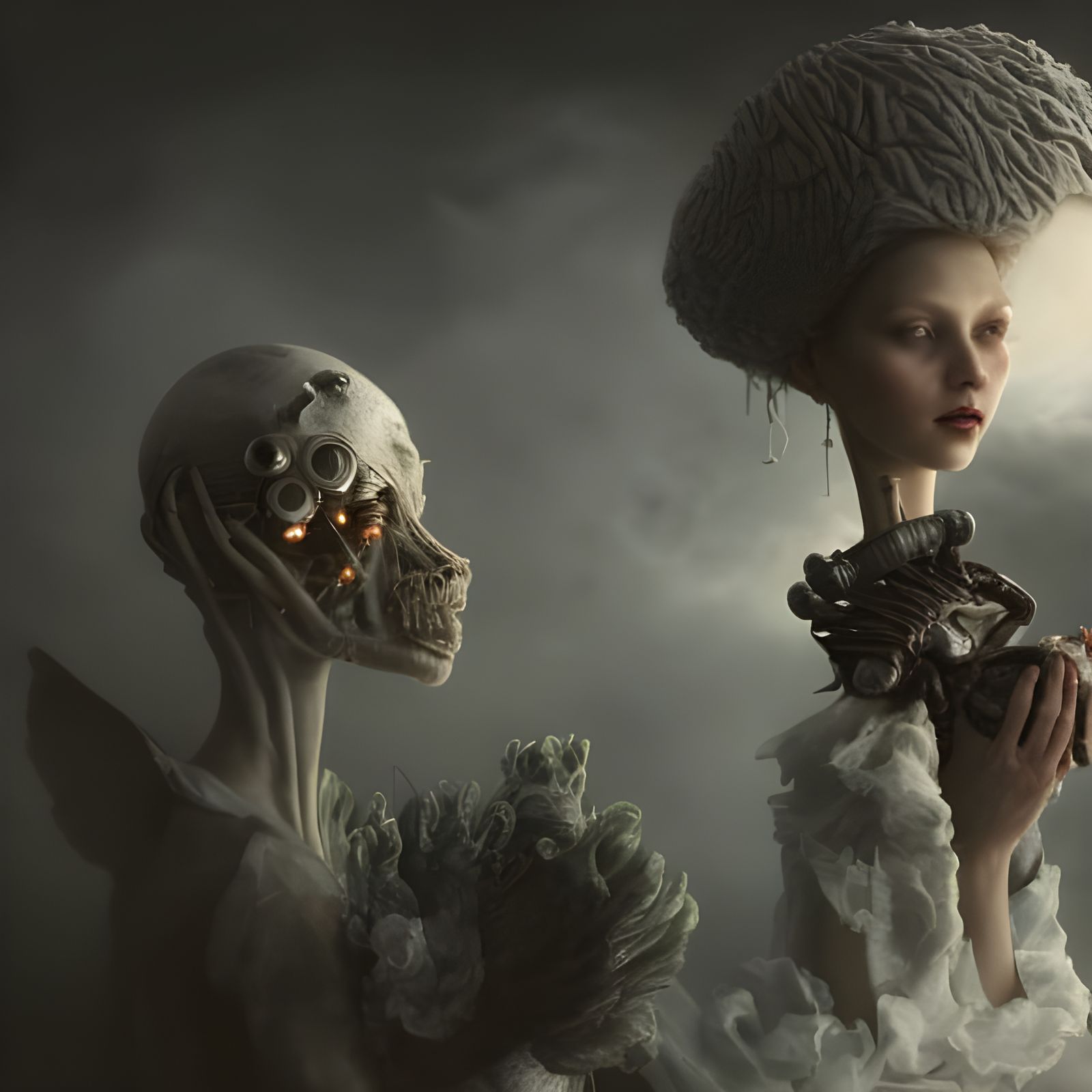 Alien People Pets in Dreamy Magical Realism