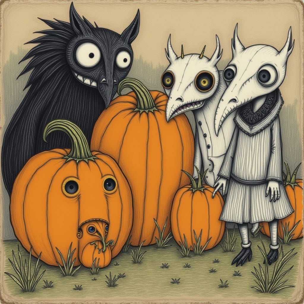 AI Generated Pumpkins