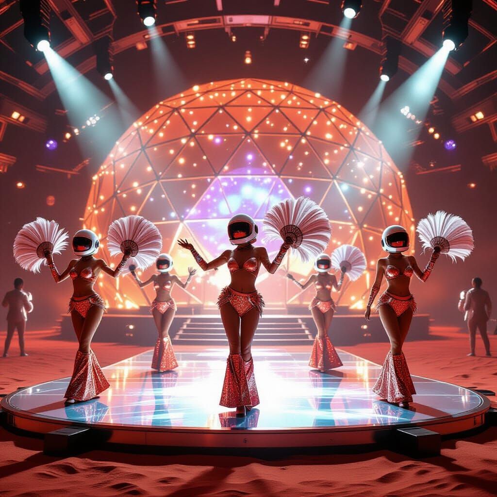 Cyberpunk Cabaret on Mars