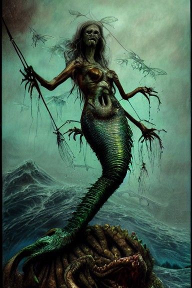 Zombie mermaid
