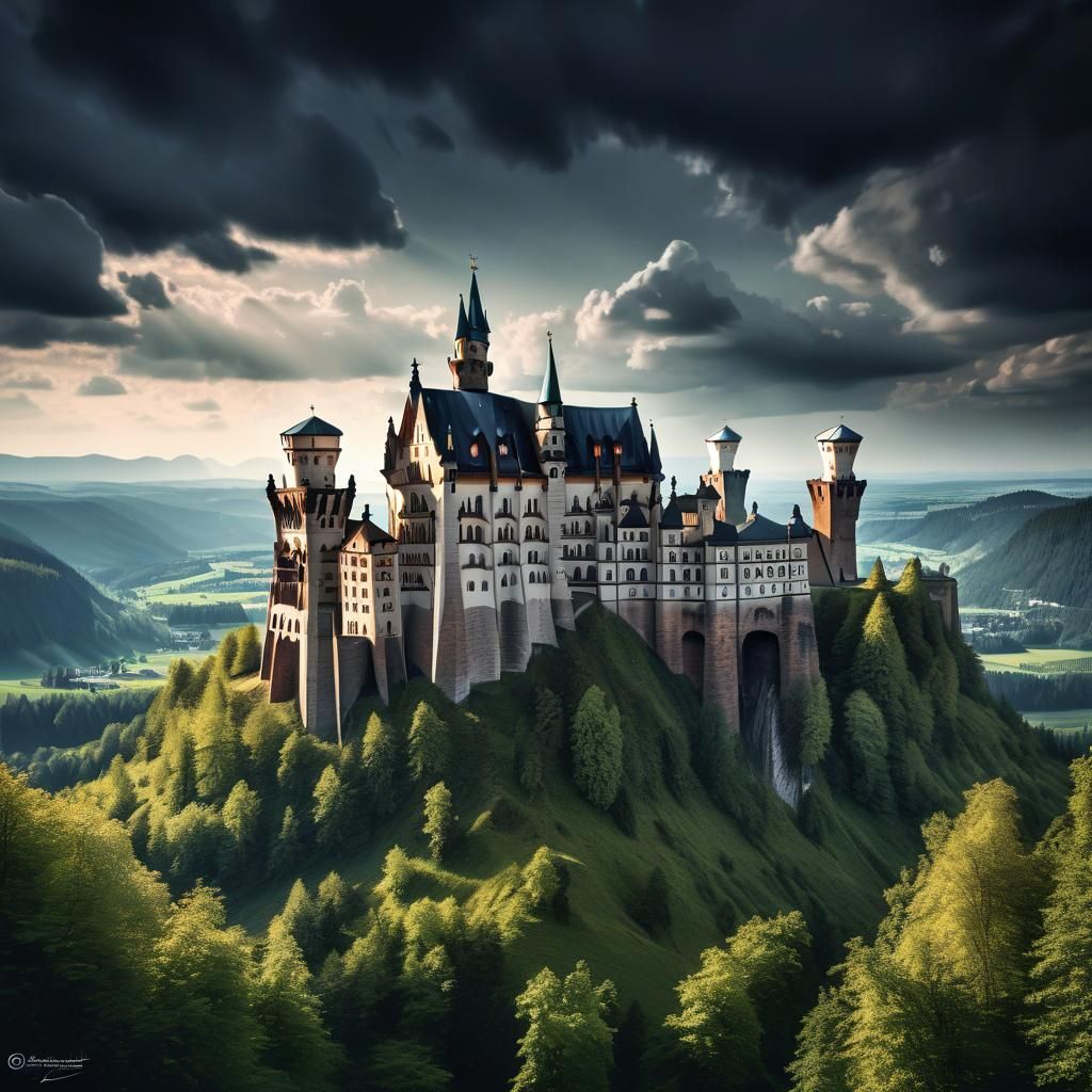 Hyperrealistic Germany in Sharp Focus and High Contrast