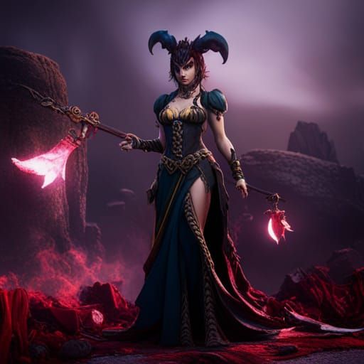 Morrigan Fantasy Concept Art in Deep Color
