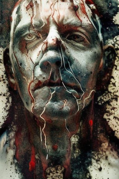 Ethereal Reaper Portrait in Digital Art Style