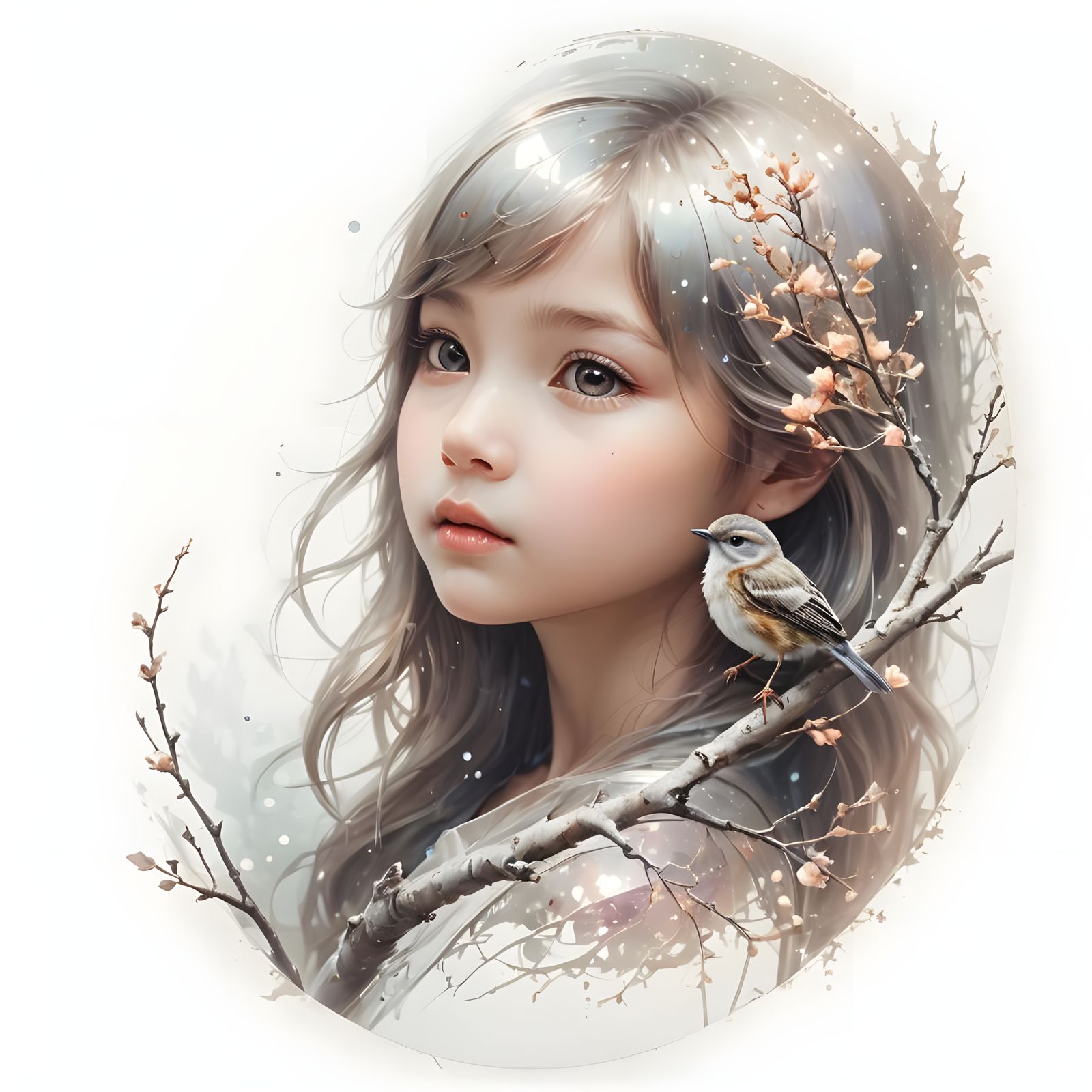 Cosmic Awakening in Futuristic Serenity