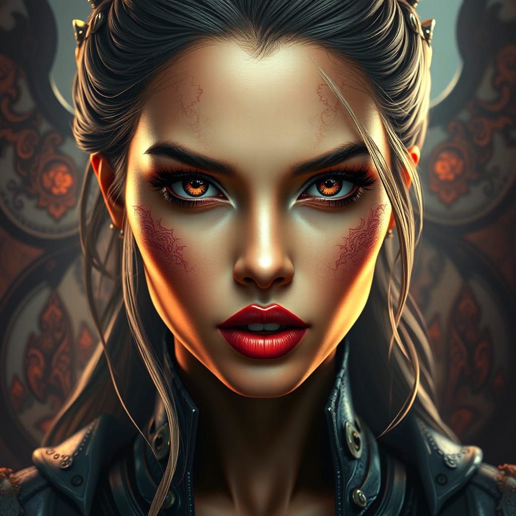 Stunning Visuals of Powerful Woman: Digital Art