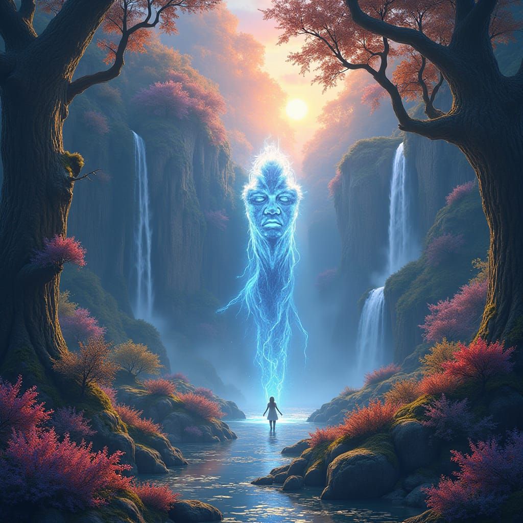 Mystical Medieval Realm with Magical Creatures