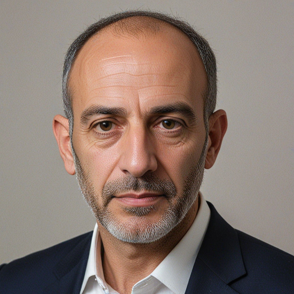 Surrealist Portrait of Orthodox Youth