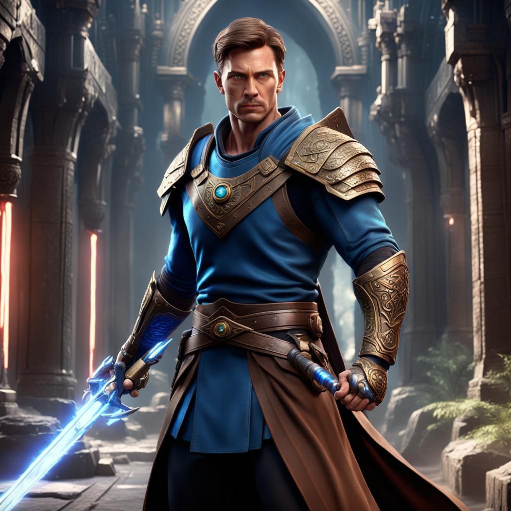 Ley Line Plasma Sword Fantasy Concept Art