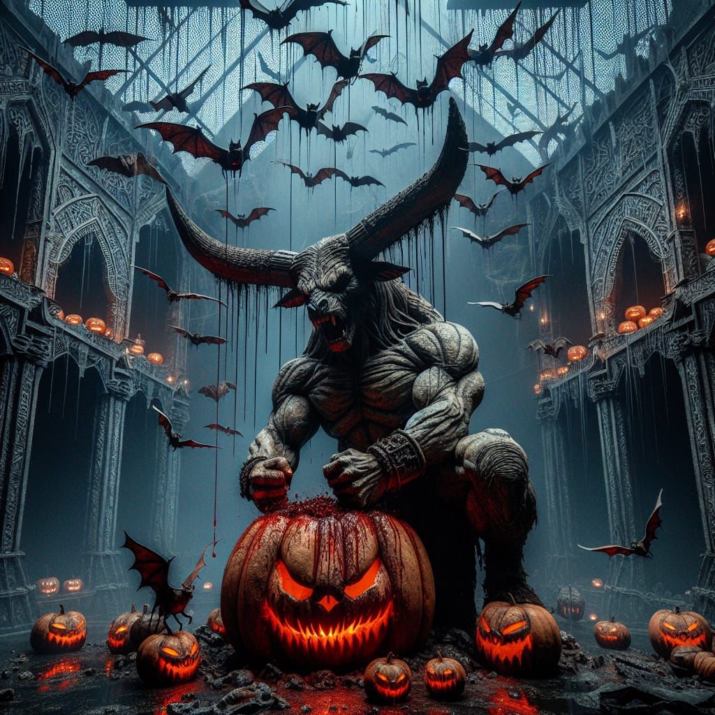 Minotaur's Halloween: Strength in a Grim Biopunk World