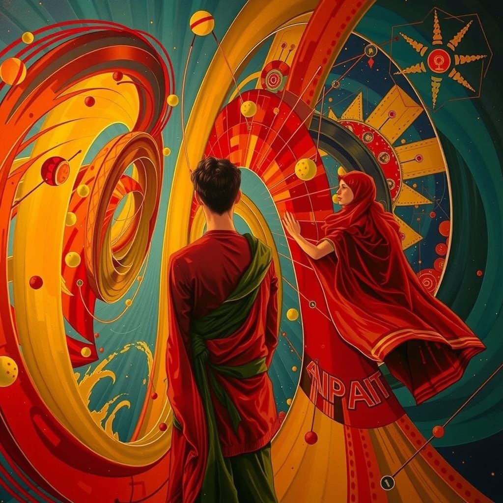 Dynamic Swirling Vortex in Motion