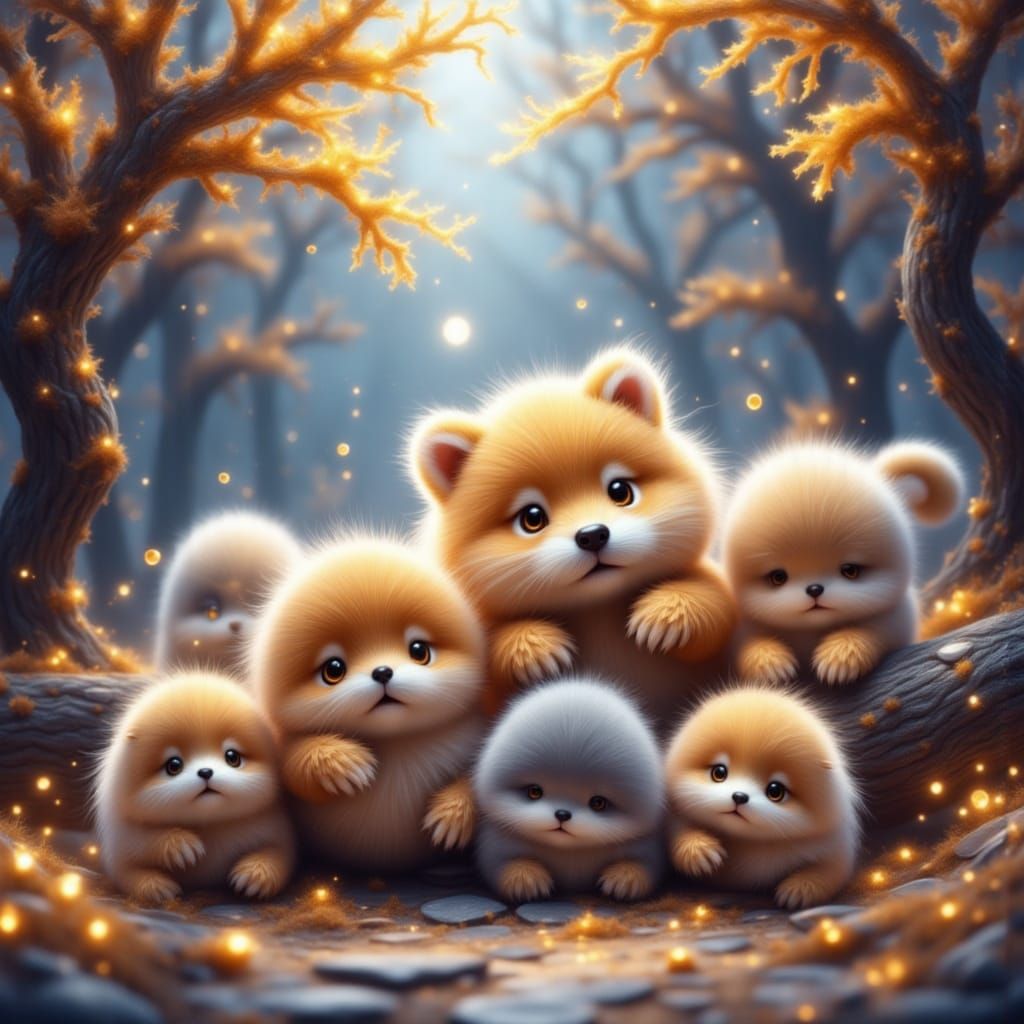 Tribbles in Vibrant Pastel Colors