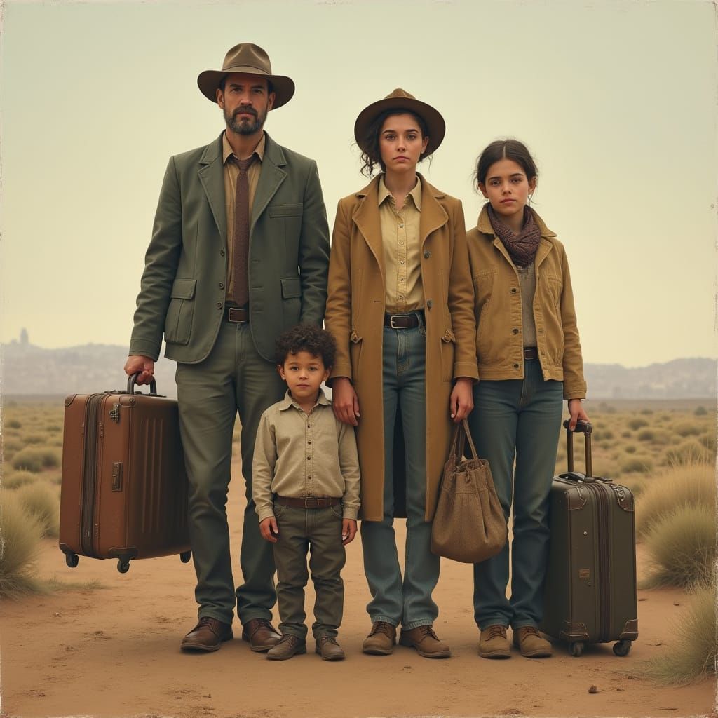 A Family's Hopeful Journey to a New Homeland