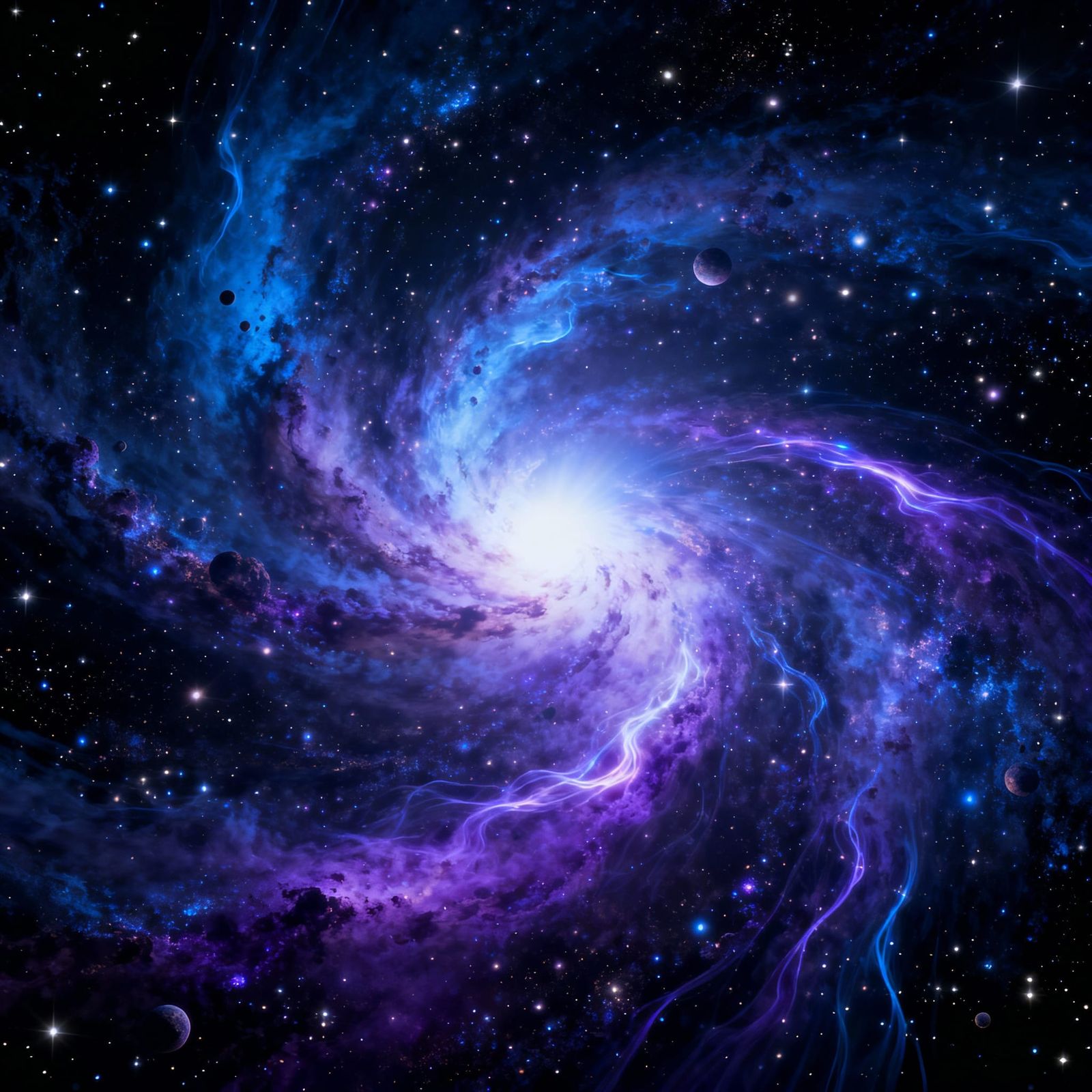 Vibrant Cosmic Nebula with Billions of Celestial Bodies