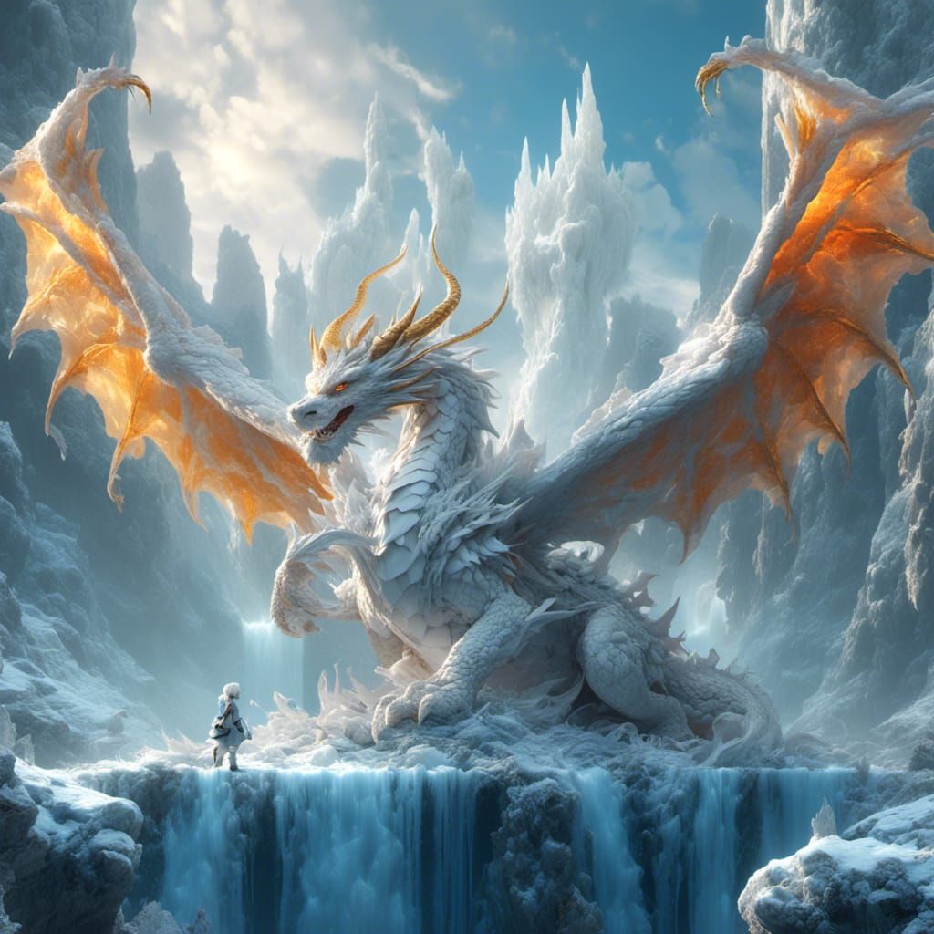 Langenday imperial dragon  very detailed big scales and wide...