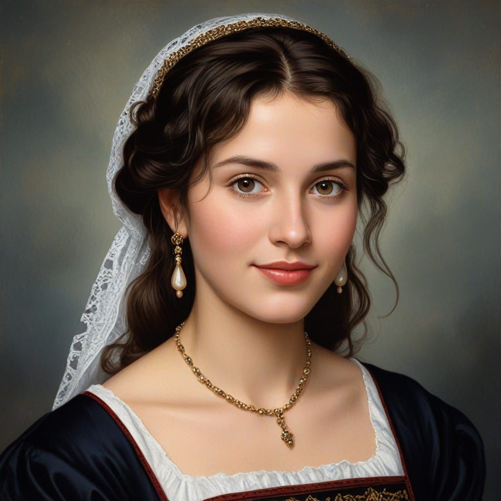German Jewish Woman in Traditional Garb