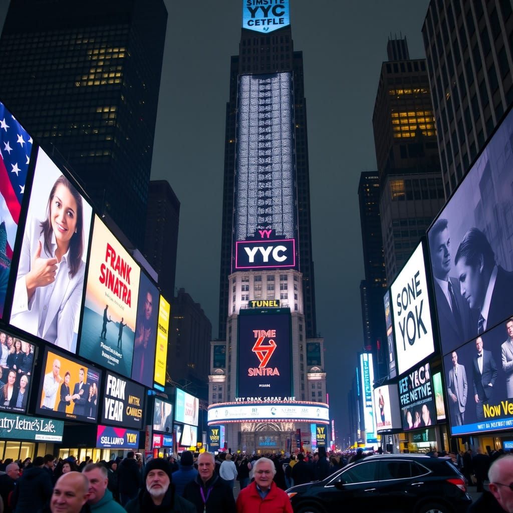 Midnight in Times Square: New Year's Eve in the City That Ne...