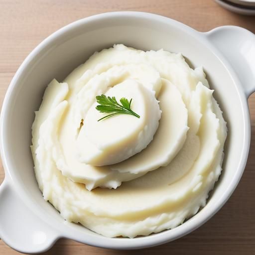 AI-Generated Image of Mashed Potato