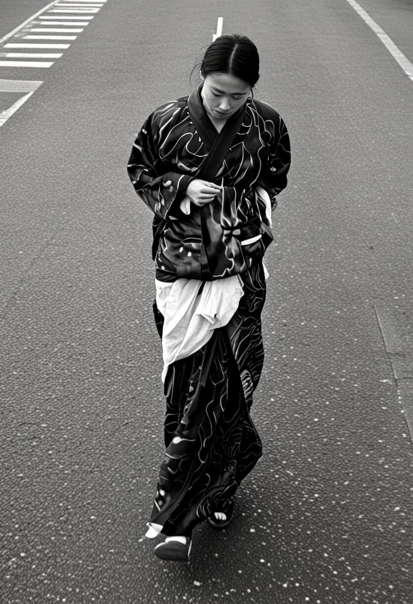 Kimono Figure's Dada Movement Through Iceland