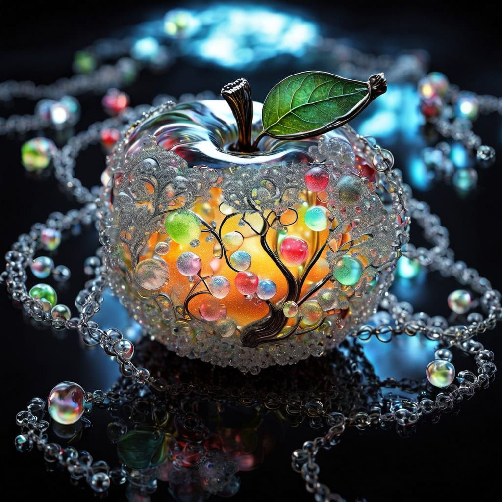 glass apples