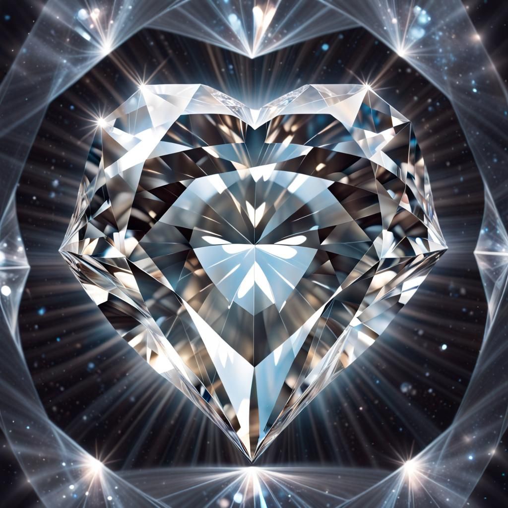 Colossal Diamond at the Heart of the Universe