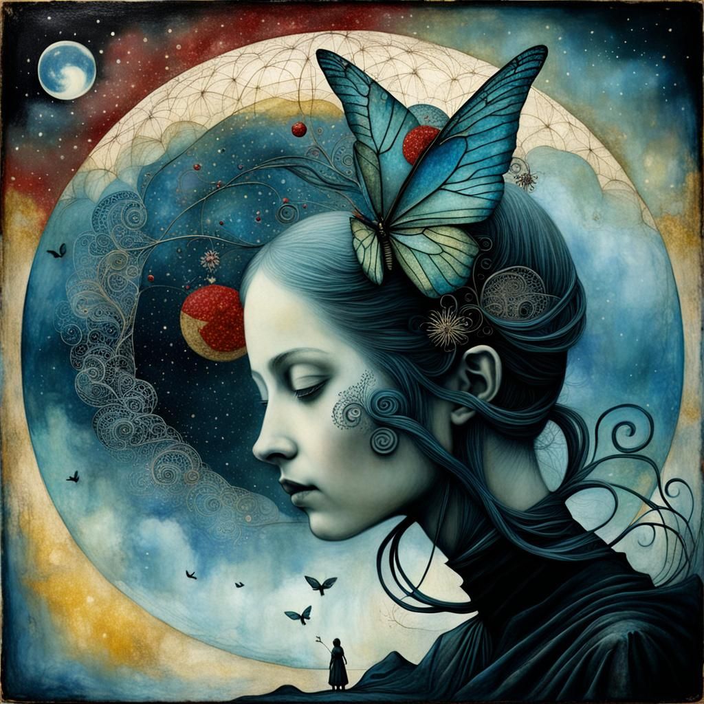 Enigmatic Encaustic Art Inspired by Sanderson and Welz Stein