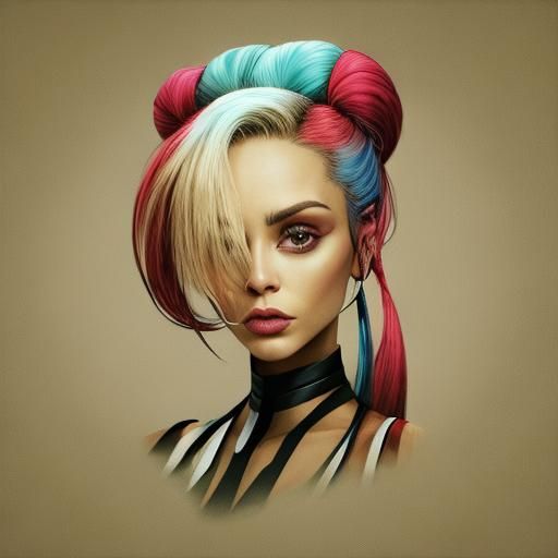 Abstract Fiery AI Interpretation