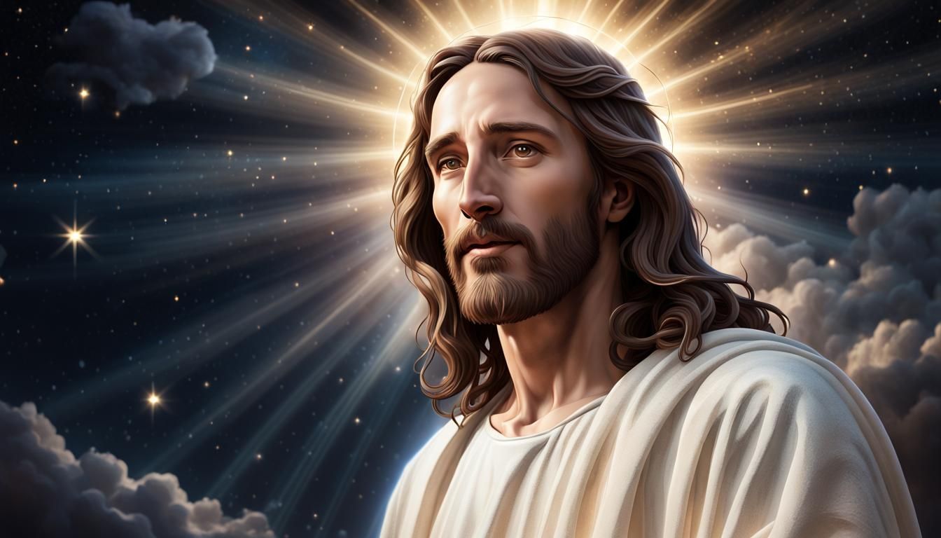Realistic Image of Jesus Christ in Divine Glory