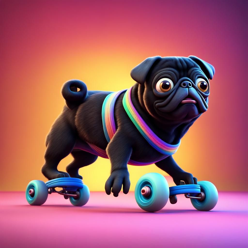 SkaterPug