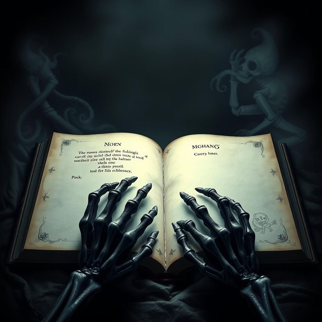 Eerie Children's Book in a Biomechanical Style