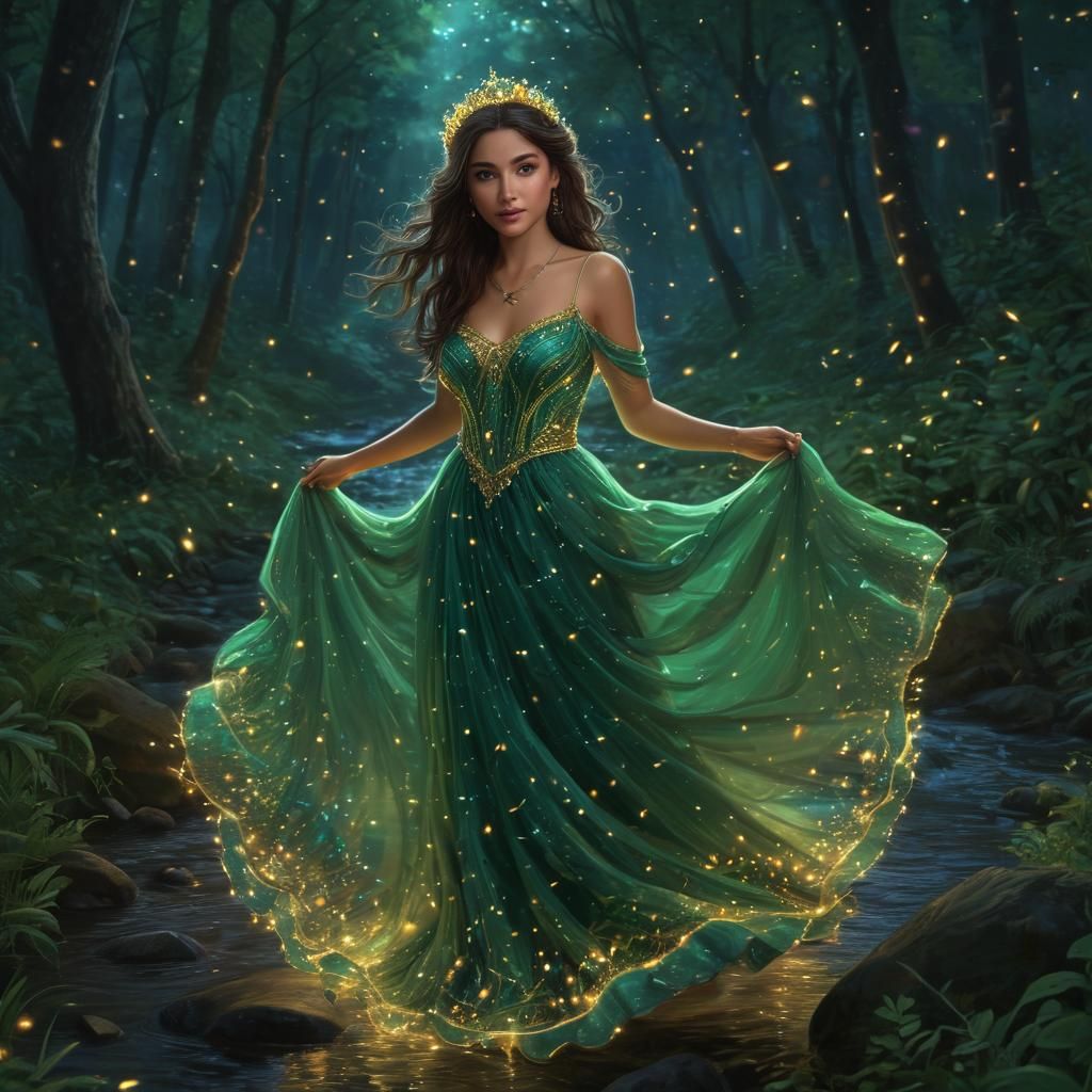 Create a high-resolution, ultra-detailed image of a brunette...