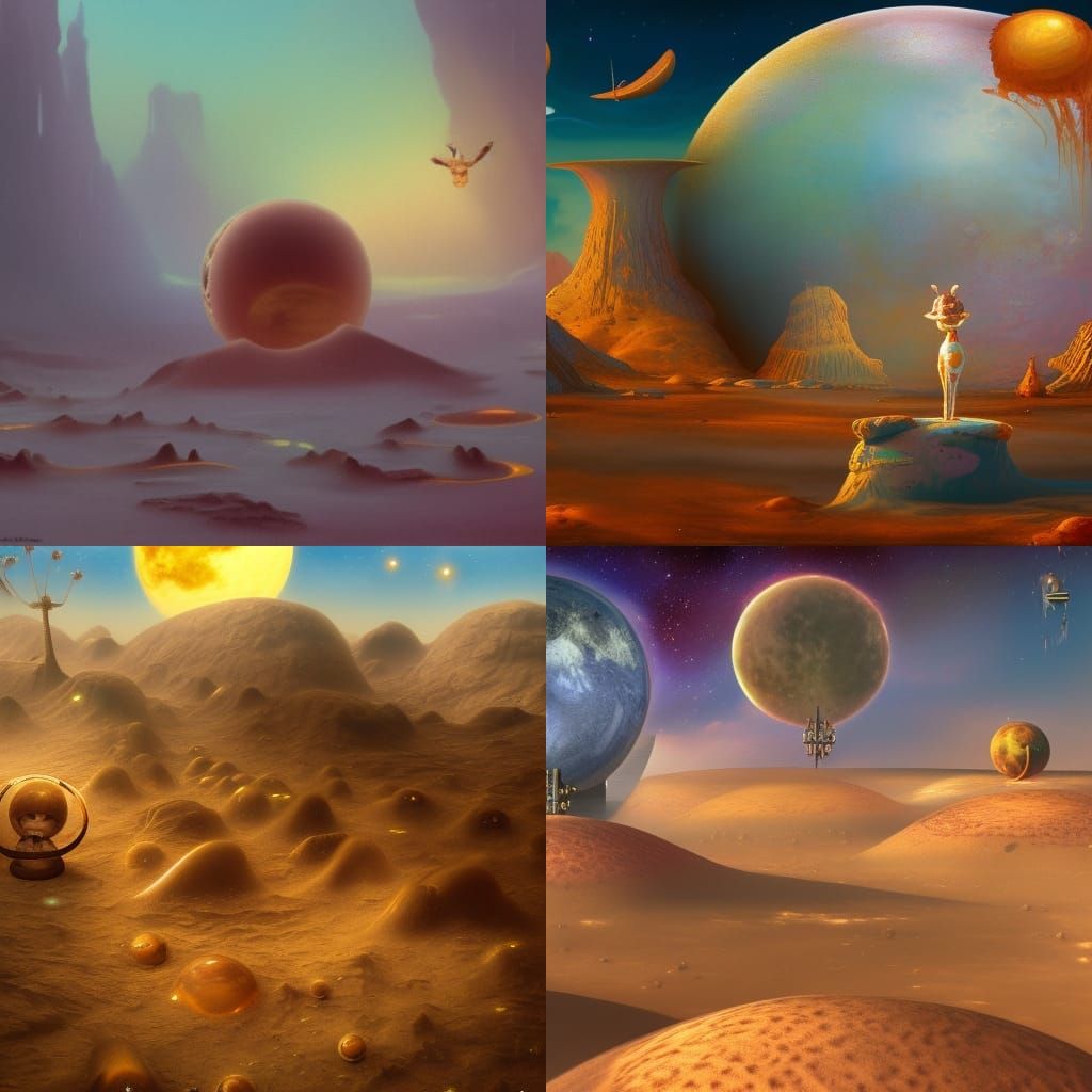 Mice on Venus: Fantastical Concept Art