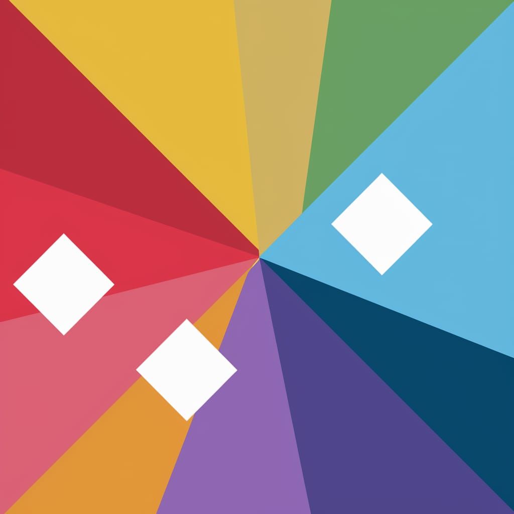 Vibrant Geometric Abstraction