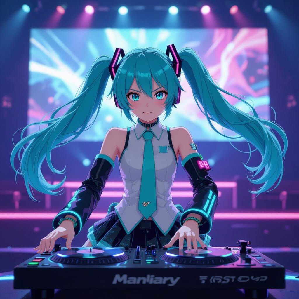 Hatsune Miku Energetically Scratches a Record in Concert
