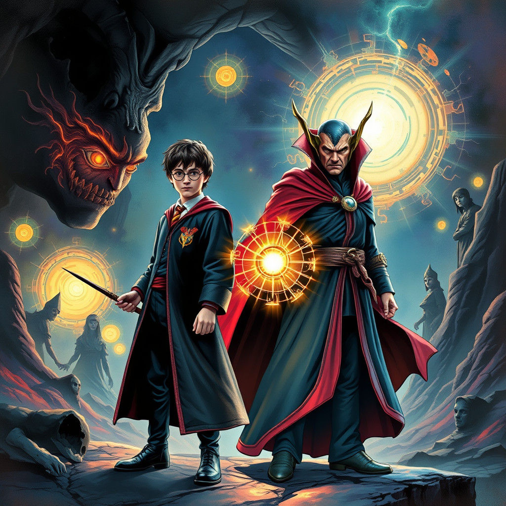 Harry Potter and Doctor Strange Unite Against Darkness