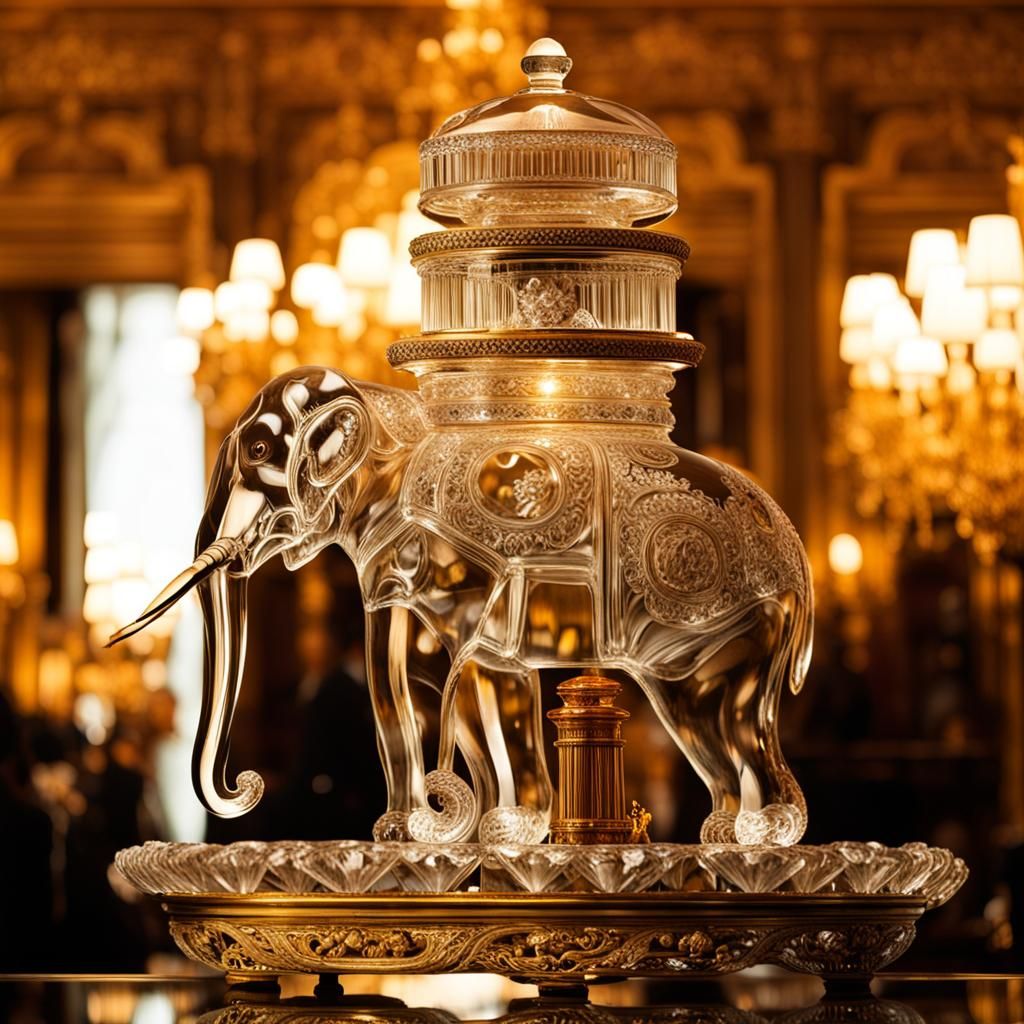 Baccarat Elephant Decanter: A Crystal Masterpiece