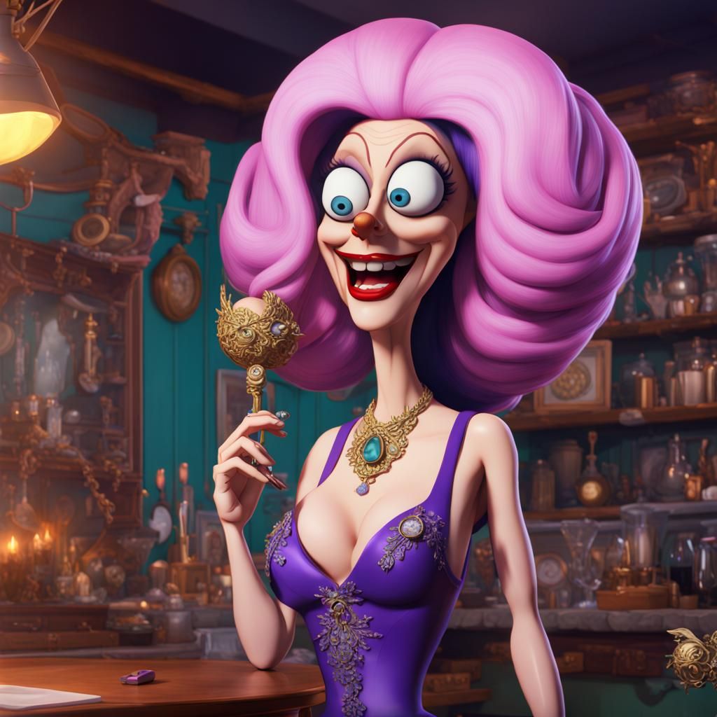Roger from American Dad as Drag Queen: Fantasy Art