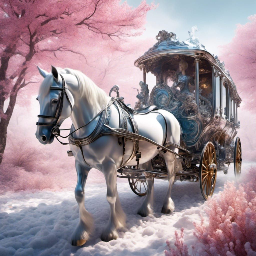 Surreal Double Exposure: Wagon, Train, and Liquid Details