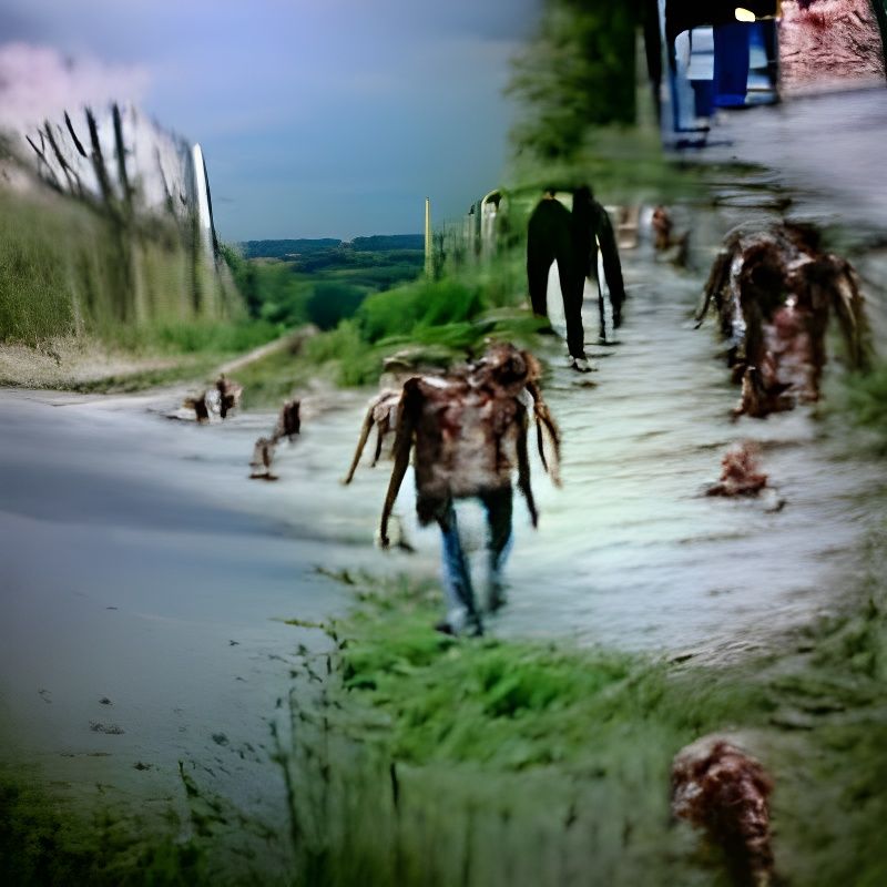 The walking dead horror film