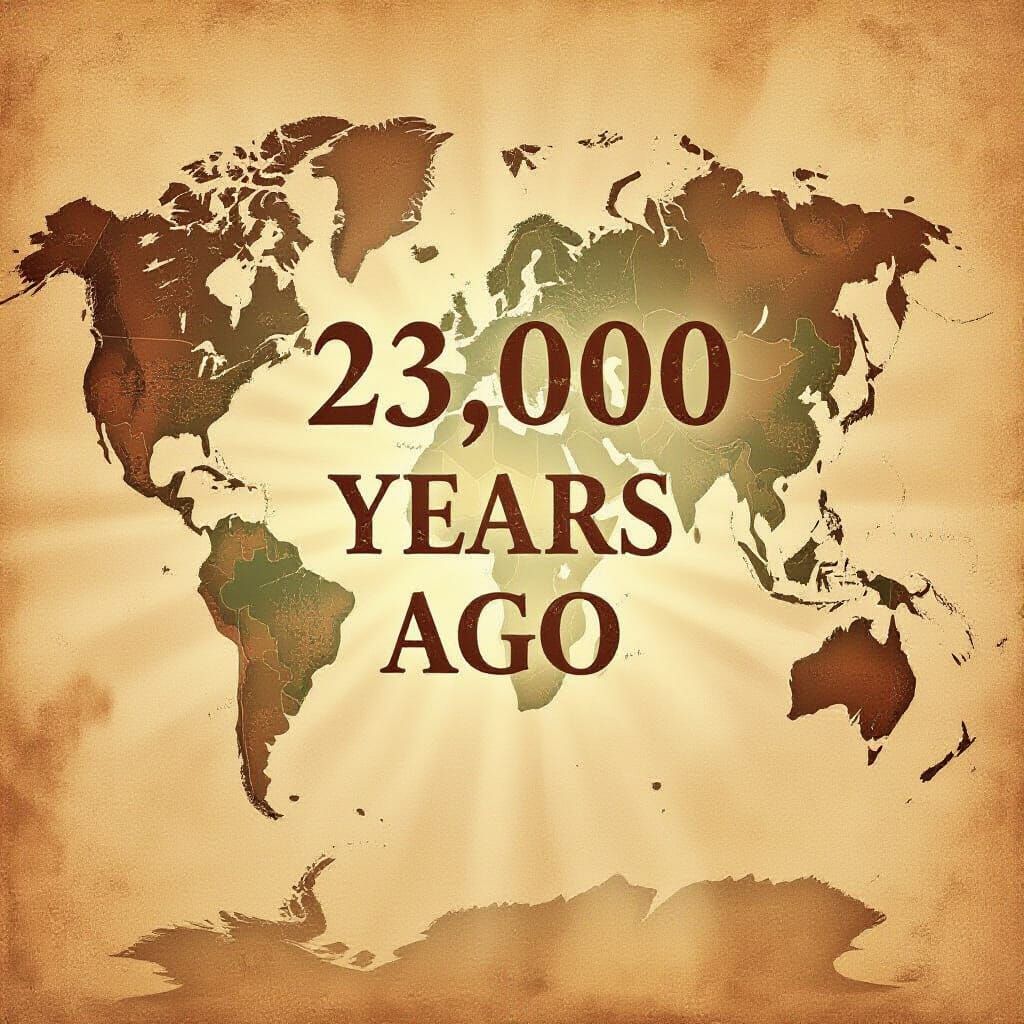 Ancient Parchment Reveals a 23,000 Year Old Map