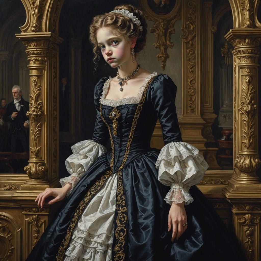 Baroque Art: Gothic Victorian Fashion in Hyperrealism