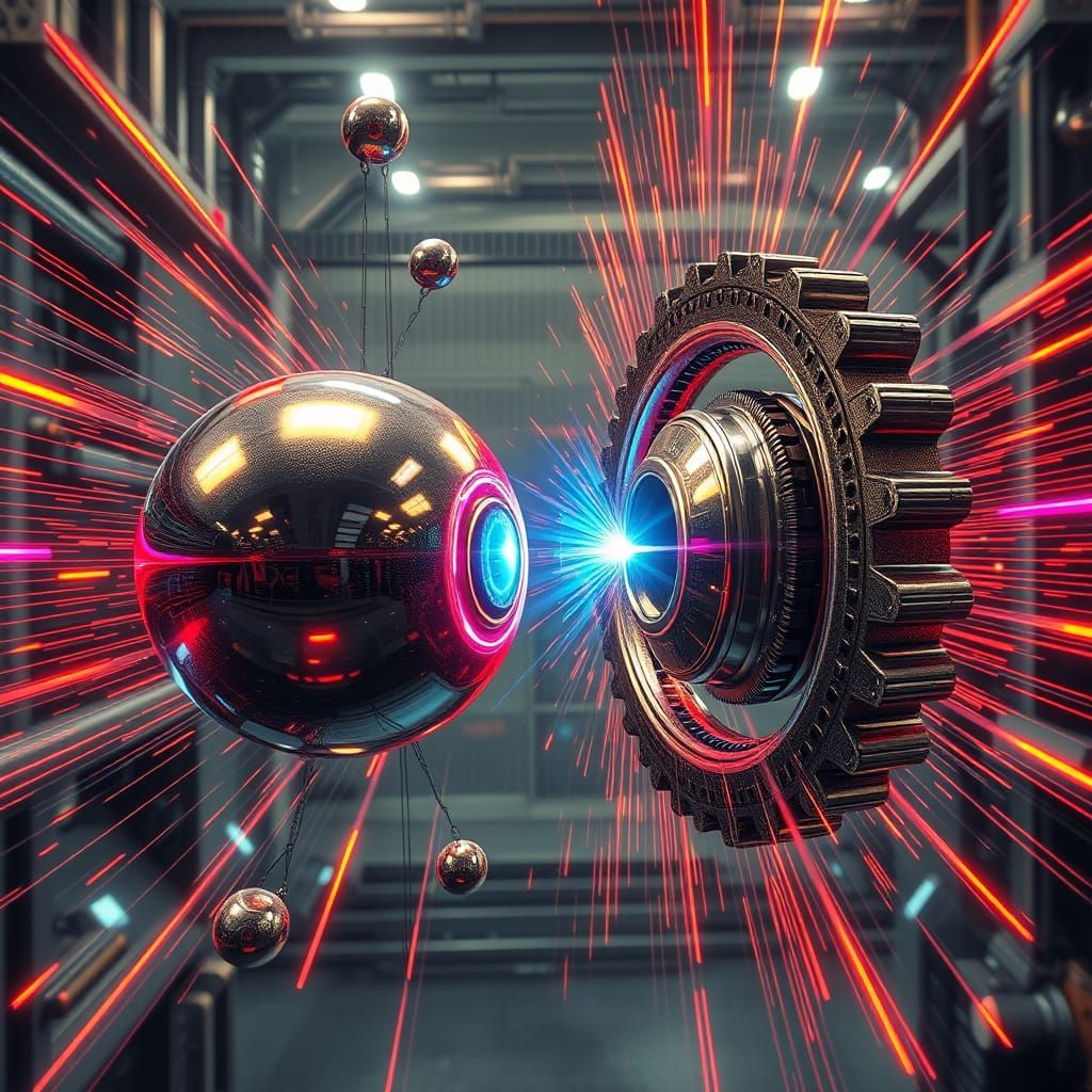 Metallic Spheres with Glowing Magnetic Fields