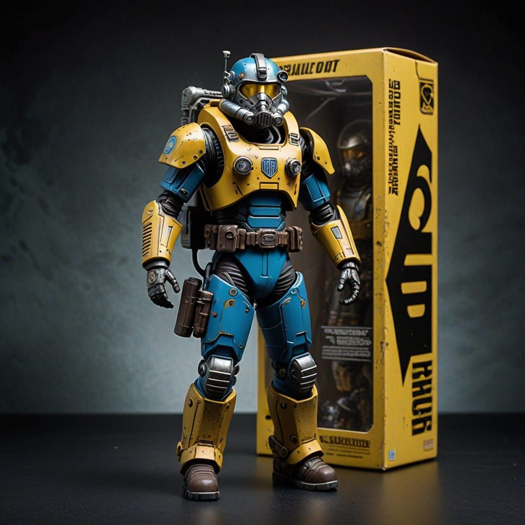 Fallout Action Figure in Vault-Tech Box with Pristine Packag...