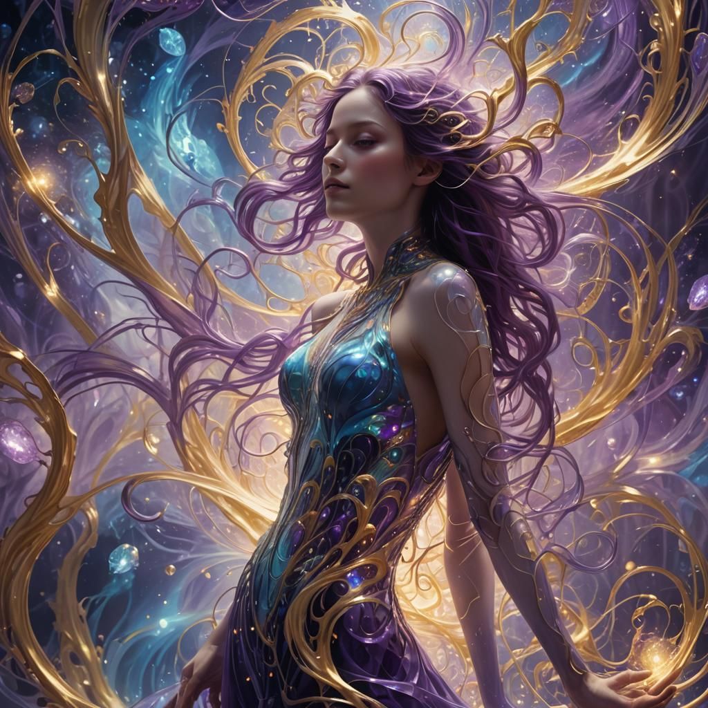 Iridescent Invisible Entities Vibrating in Harmony