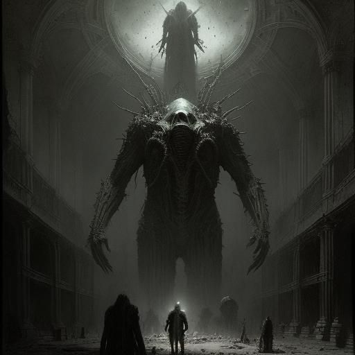 Alien Visitation on Earth: A Horror Scene