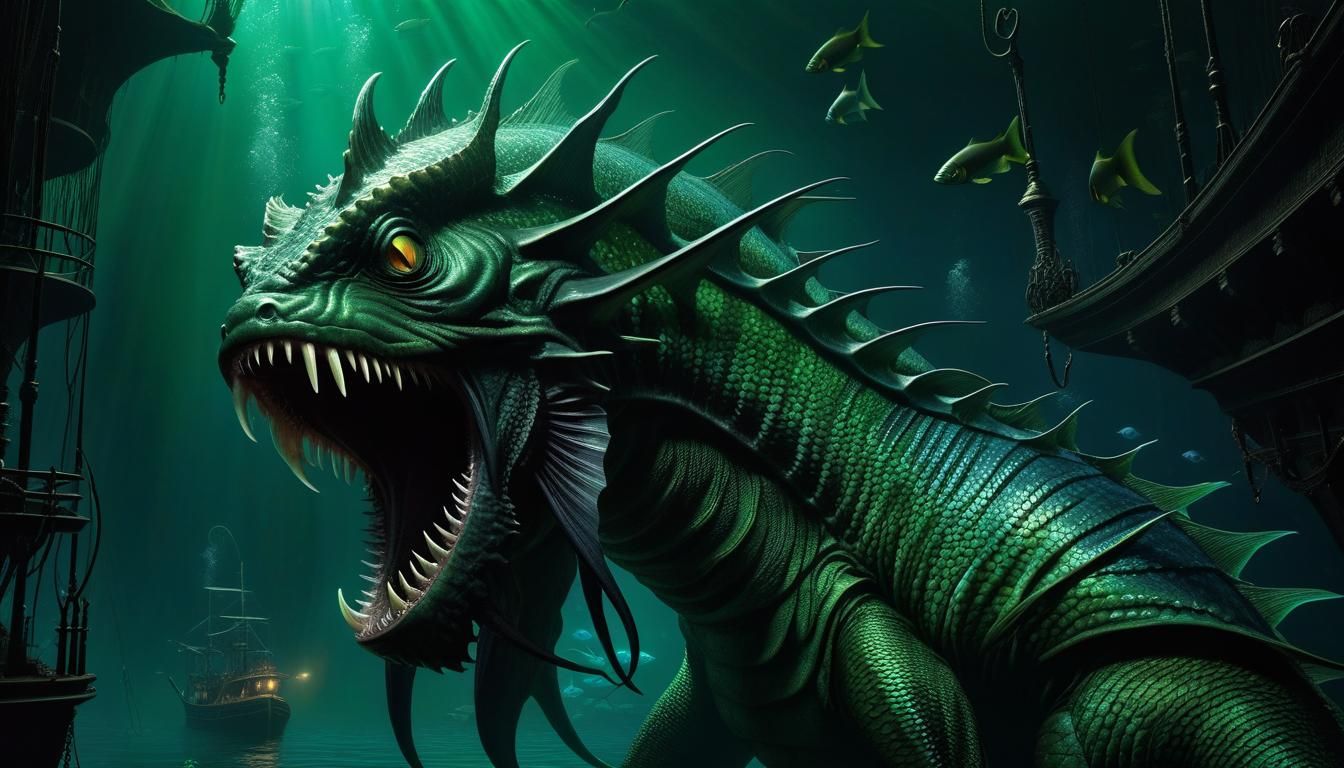 Lovecraftian Dagon: Gothic Horror in Epic Scale