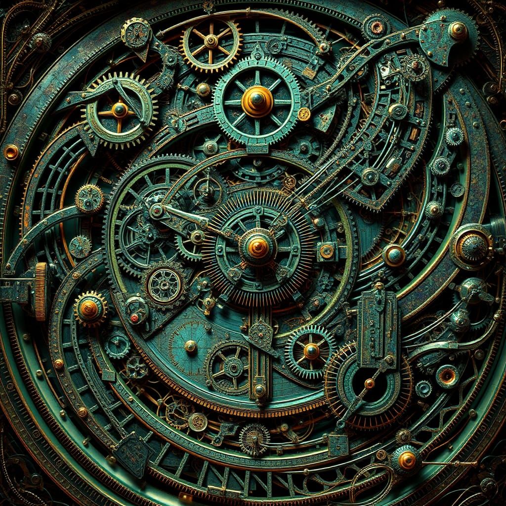 Clockwork Iridescence: A Biomechanical Symphony